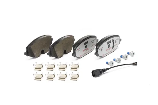 Bremsbelagsatz, Scheibenbremse Vorderachse BREMBO P 85 182X Bild Bremsbelagsatz, Scheibenbremse Vorderachse BREMBO P 85 182X