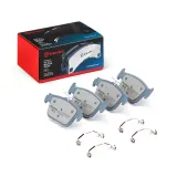 Bremsbelagsatz, Scheibenbremse Hinterachse BREMBO P 85 184E