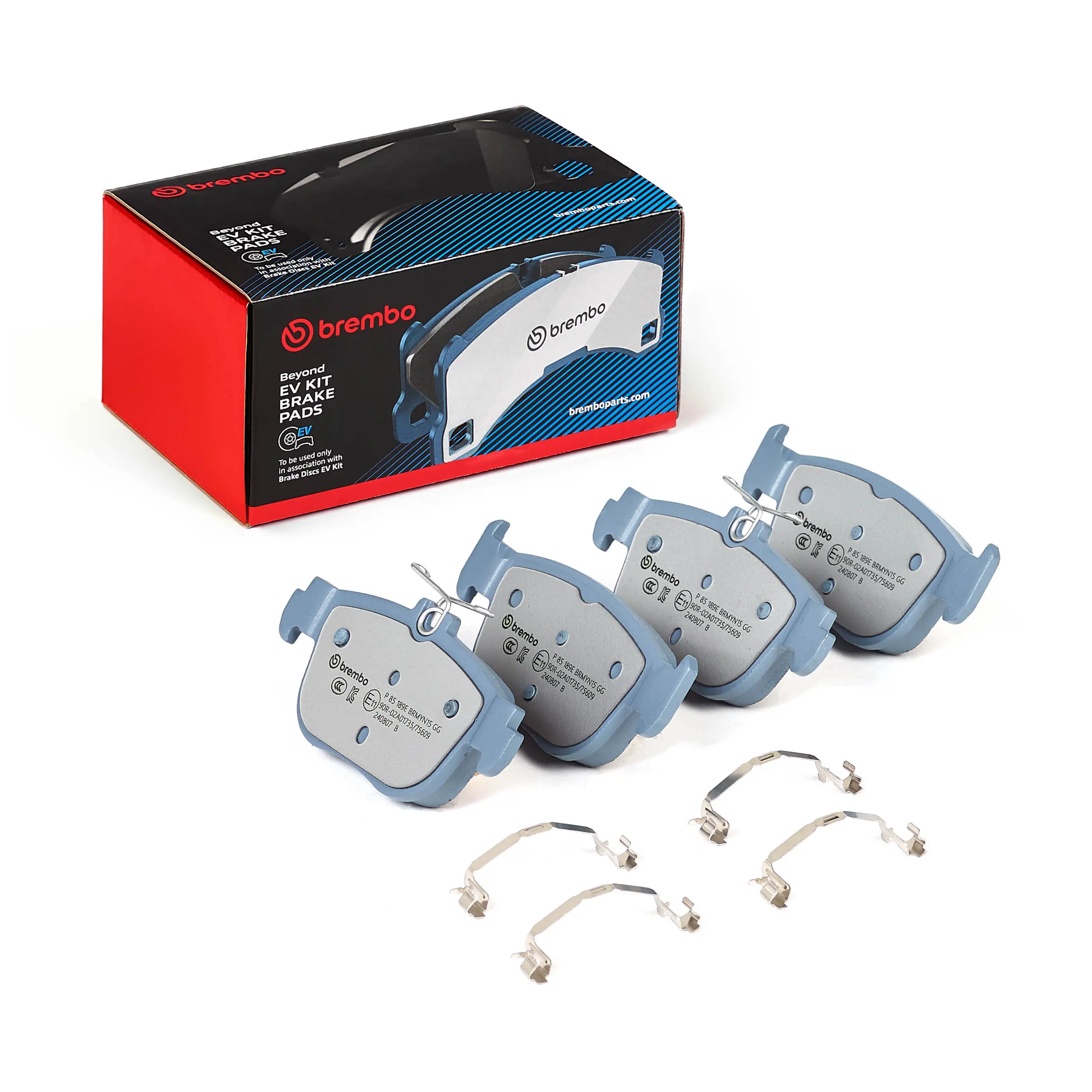 Bremsbelagsatz, Scheibenbremse Hinterachse BREMBO P 85 189E