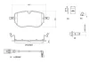 Bremsbelagsatz, Scheibenbremse BREMBO P 85 192 Bild Bremsbelagsatz, Scheibenbremse BREMBO P 85 192