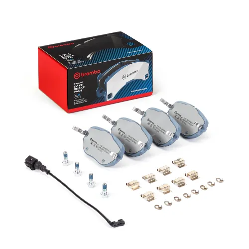 Bremsbelagsatz, Scheibenbremse Vorderachse BREMBO P 85 195E Bild Bremsbelagsatz, Scheibenbremse Vorderachse BREMBO P 85 195E