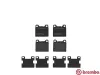 Bremsbelagsatz, Scheibenbremse Hinterachse BREMBO P 86 002 Bild Bremsbelagsatz, Scheibenbremse Hinterachse BREMBO P 86 002