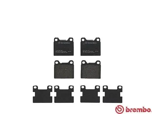 Bremsbelagsatz, Scheibenbremse Hinterachse BREMBO P 86 002 Bild Bremsbelagsatz, Scheibenbremse Hinterachse BREMBO P 86 002