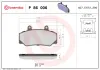 Bremsbelagsatz, Scheibenbremse Vorderachse BREMBO P 86 006 Bild Bremsbelagsatz, Scheibenbremse Vorderachse BREMBO P 86 006