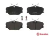 Bremsbelagsatz, Scheibenbremse Vorderachse BREMBO P 86 011 Bild Bremsbelagsatz, Scheibenbremse Vorderachse BREMBO P 86 011