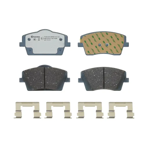 Bremsbelagsatz, Scheibenbremse Vorderachse BREMBO P 86 031E Bild Bremsbelagsatz, Scheibenbremse Vorderachse BREMBO P 86 031E