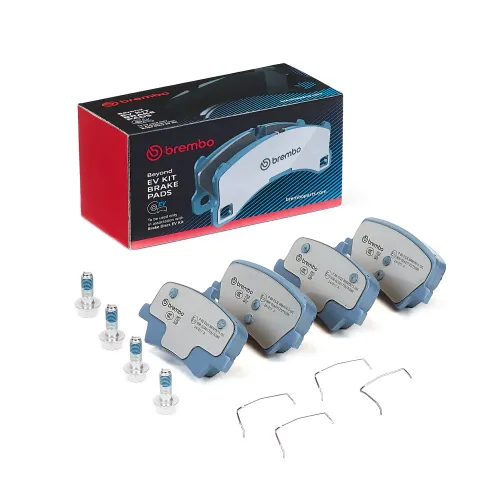 Bremsbelagsatz, Scheibenbremse Hinterachse BREMBO P 86 032E Bild Bremsbelagsatz, Scheibenbremse Hinterachse BREMBO P 86 032E