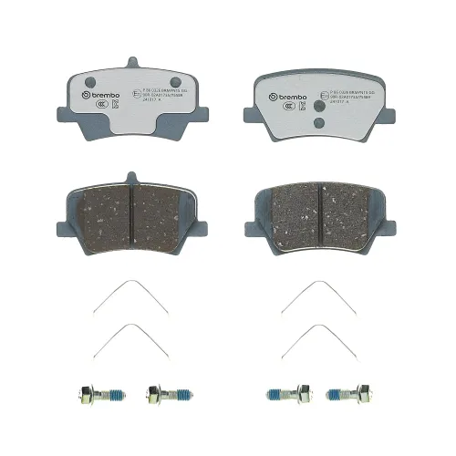 Bremsbelagsatz, Scheibenbremse Hinterachse BREMBO P 86 032E Bild Bremsbelagsatz, Scheibenbremse Hinterachse BREMBO P 86 032E