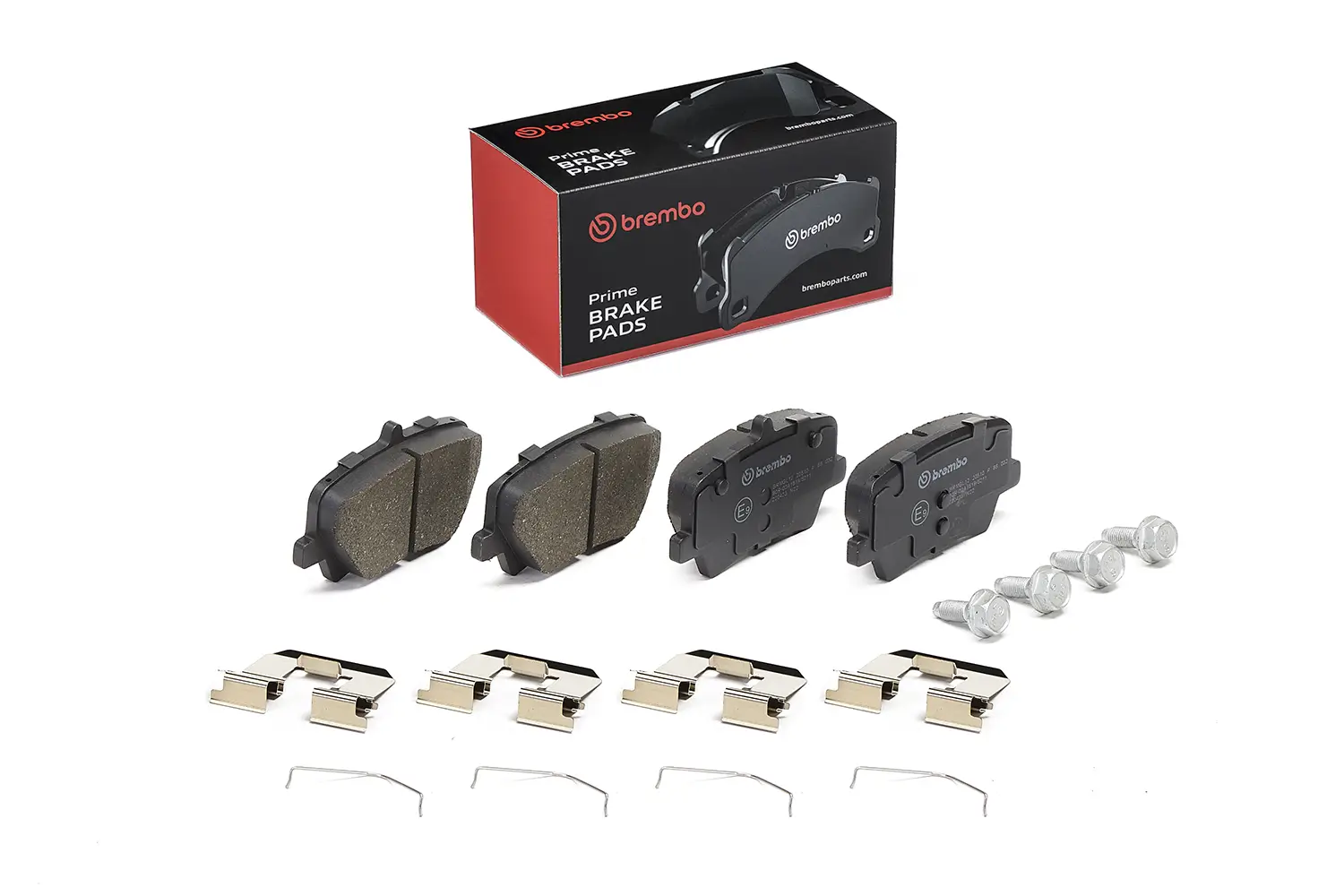 Bremsbelagsatz, Scheibenbremse Hinterachse BREMBO P 86 032