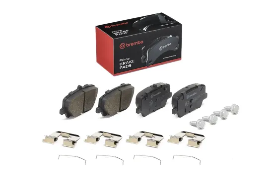 Bremsbelagsatz, Scheibenbremse Hinterachse BREMBO P 86 032 Bild Bremsbelagsatz, Scheibenbremse Hinterachse BREMBO P 86 032