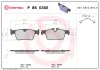 Bremsbelagsatz, Scheibenbremse Hinterachse BREMBO P 86 035E Bild Bremsbelagsatz, Scheibenbremse Hinterachse BREMBO P 86 035E