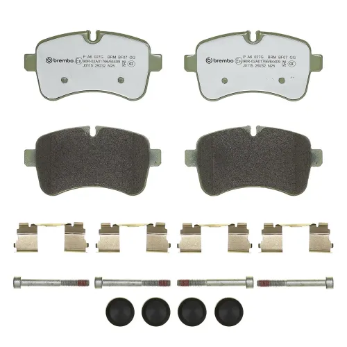Bremsbelagsatz, Scheibenbremse Hinterachse BREMBO P A6 027G Bild Bremsbelagsatz, Scheibenbremse Hinterachse BREMBO P A6 027G