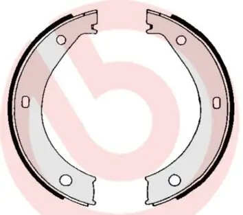 Bremsbackensatz, Feststellbremse Hinterachse BREMBO S 06 503 Bild Bremsbackensatz, Feststellbremse Hinterachse BREMBO S 06 503