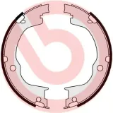 Bremsbackensatz, Feststellbremse Hinterachse BREMBO S 10 515