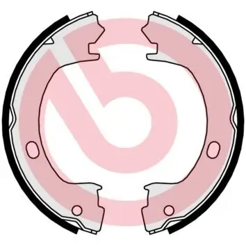 Bremsbackensatz, Feststellbremse Hinterachse BREMBO S 11 510