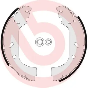 Bremsbackensatz Hinterachse BREMBO S 23 517