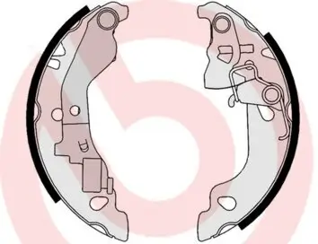 Bremsbackensatz Hinterachse BREMBO S 23 520 Bild Bremsbackensatz Hinterachse BREMBO S 23 520