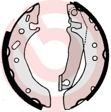 Bremsbackensatz Hinterachse BREMBO S 24 519