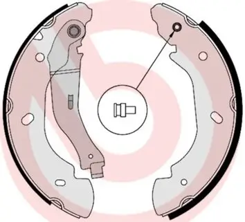 Bremsbackensatz BREMBO S 24 538 Bild Bremsbackensatz BREMBO S 24 538