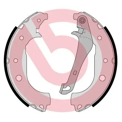 Bremsbackensatz Hinterachse BREMBO S 24 552
