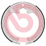 Bremsbackensatz, Feststellbremse Hinterachse BREMBO S 28 519