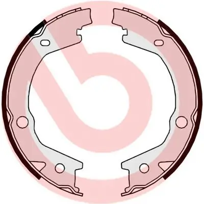 Bremsbackensatz, Feststellbremse Hinterachse BREMBO S 30 530