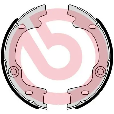 Bremsbackensatz, Feststellbremse Hinterachse BREMBO S 30 545