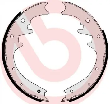 Bremsbackensatz Hinterachse BREMBO S 37 504