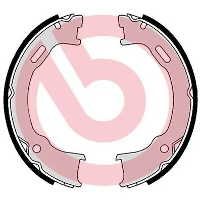 Bremsbackensatz, Feststellbremse Hinterachse BREMBO S 37 509 Bild Bremsbackensatz, Feststellbremse Hinterachse BREMBO S 37 509