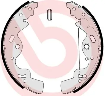 Bremsbackensatz Hinterachse BREMBO S 44 506 Bild Bremsbackensatz Hinterachse BREMBO S 44 506