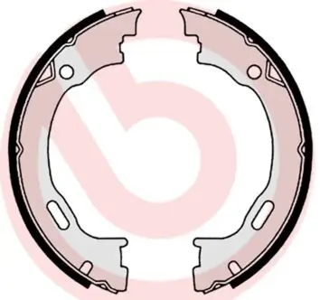 Bremsbackensatz, Feststellbremse Hinterachse BREMBO S 50 516 Bild Bremsbackensatz, Feststellbremse Hinterachse BREMBO S 50 516