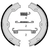 Bremsbackensatz Hinterachse BREMBO S 50 526 Bild Bremsbackensatz Hinterachse BREMBO S 50 526