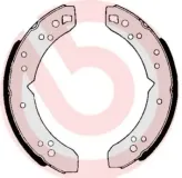 Bremsbackensatz Hinterachse BREMBO S 52 504