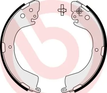 Bremsbackensatz Hinterachse BREMBO S 54 514 Bild Bremsbackensatz Hinterachse BREMBO S 54 514