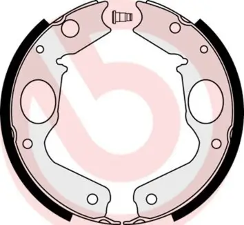 Bremsbackensatz, Feststellbremse Hinterachse BREMBO S 54 518