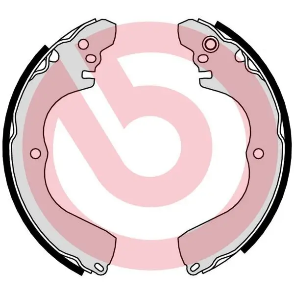 Bremsbackensatz Hinterachse BREMBO S 54 525