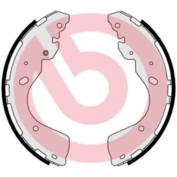 Bremsbackensatz Hinterachse BREMBO S 56 547 Bild Bremsbackensatz Hinterachse BREMBO S 56 547