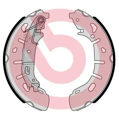 Bremsbackensatz Hinterachse BREMBO S 59 531