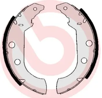 Bremsbackensatz Hinterachse BREMBO S 61 517