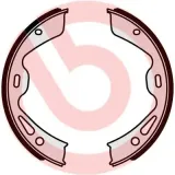 Bremsbackensatz, Feststellbremse Hinterachse BREMBO S 65 504