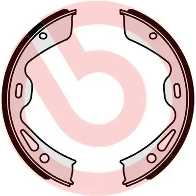 Bremsbackensatz, Feststellbremse Hinterachse BREMBO S 65 504 Bild Bremsbackensatz, Feststellbremse Hinterachse BREMBO S 65 504