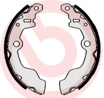 Bremsbackensatz Hinterachse BREMBO S 78 503