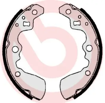 Bremsbackensatz Hinterachse BREMBO S 79 501