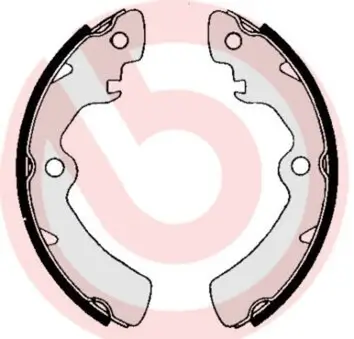 Bremsbackensatz Hinterachse Vorderachse BREMBO S 79 503