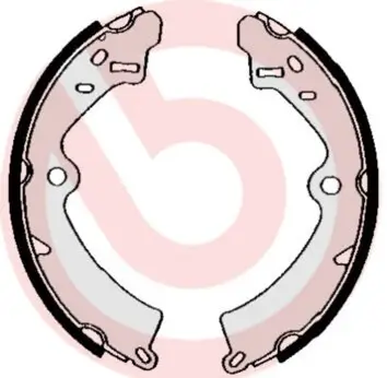 Bremsbackensatz Hinterachse BREMBO S 79 508 Bild Bremsbackensatz Hinterachse BREMBO S 79 508