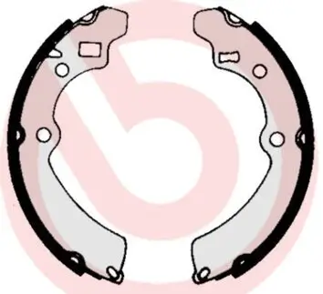 Bremsbackensatz Hinterachse BREMBO S 79 512 Bild Bremsbackensatz Hinterachse BREMBO S 79 512