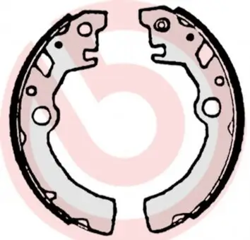 Bremsbackensatz Hinterachse BREMBO S 79 519 Bild Bremsbackensatz Hinterachse BREMBO S 79 519