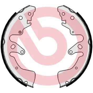 Bremsbackensatz Hinterachse BREMBO S 79 524