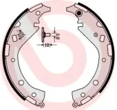 Bremsbackensatz Hinterachse BREMBO S 83 549