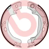 Bremsbackensatz, Feststellbremse Hinterachse BREMBO S 83 560